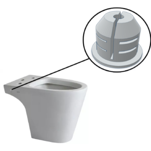 Kit 2 unidades Repuesto Anclaje Tapa Ferrum Bidet Marina Y Otros