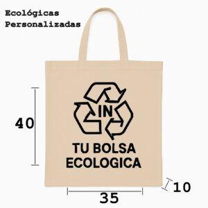 100 Bolsas Friselina personalizadas 35x40x10 con asa